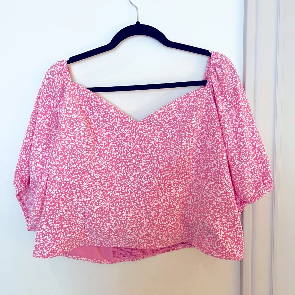 Abercrombie & Fitch XL Hot Pink CropTop